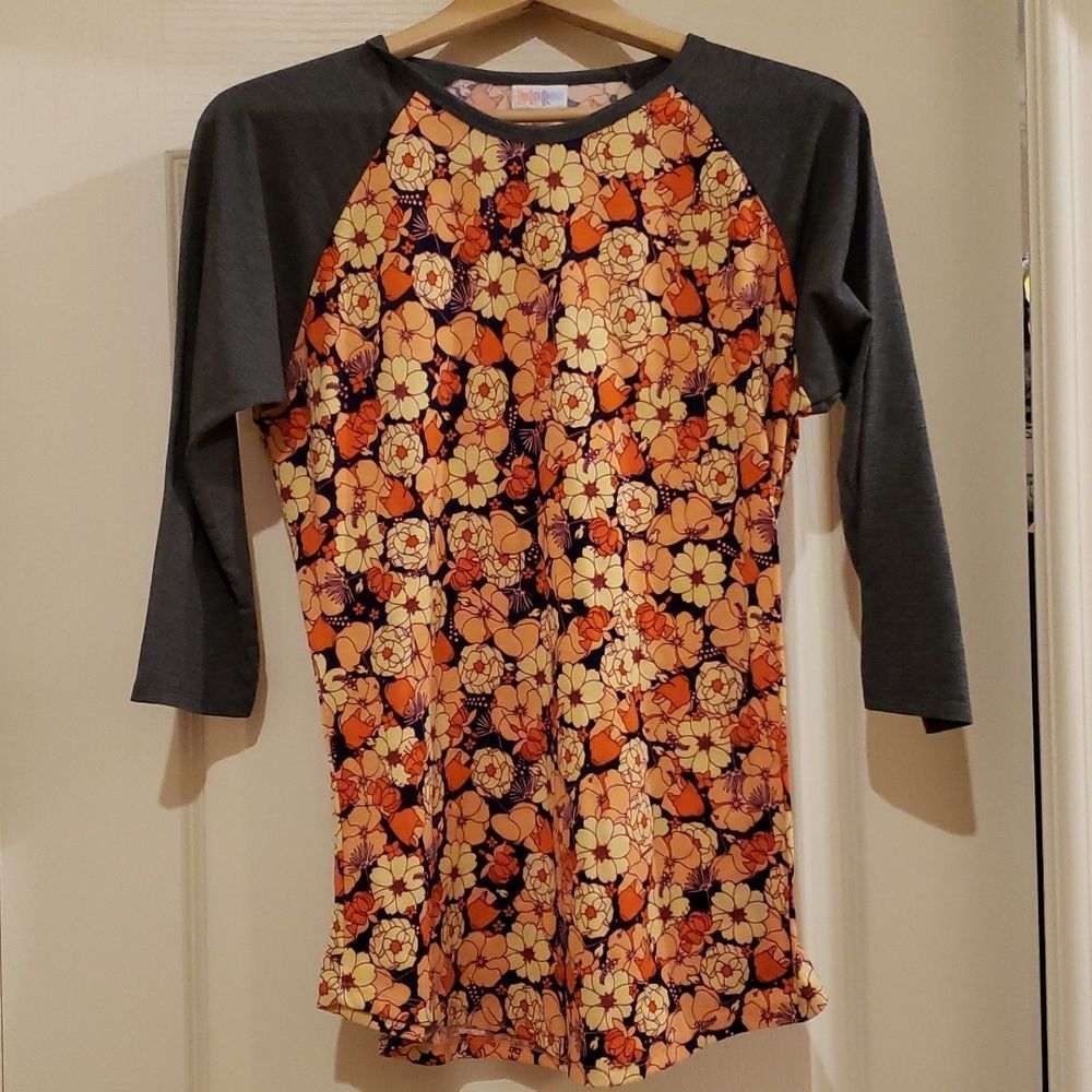 Lularoe raglan tee top